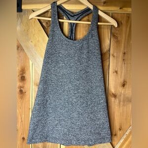 LULULEMON Racerback Tank Size 10 Gray